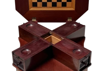Vienna Secession Chess Table or Game Table, 1900s